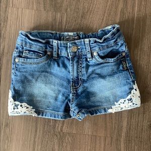 Jean shorts | Silver | Size 6x